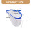 Swimming Pool Skimmer Net Mesh Pool Leaf Rake Net Deeper Bag 3