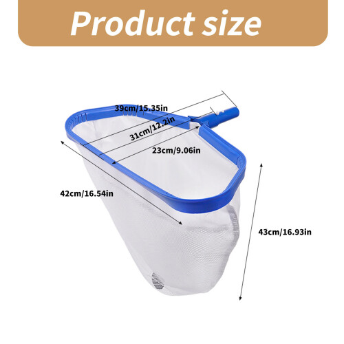 Swimming Pool Skimmer Net Mesh Pool Leaf Rake Net Deeper Bag 2