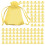 100Pcs Fruit Net Bags with Drawstring Fruit Bags-lemon yellow 1