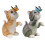 Statue de chats papillon, ornement de jardin,-petit chat orange 2