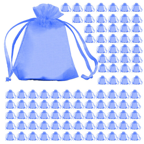100Pcs Fruit Protective Bags for Strawberry Blueberry-Blue