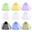 Sacs en maille de couverture de filet de fruits de 100-Blanc 2