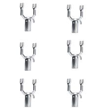 Piquets d'arbre en aluminium, 6 pièces, pour-Modèle brillant