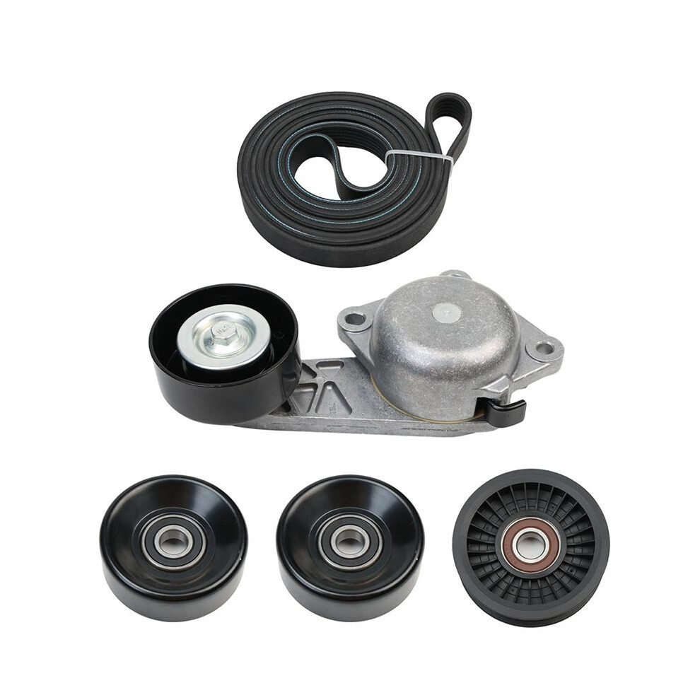90K-38274A Serpentine Belt Drive Tensioner Pulley Component Kit For F150 F250 F350 Explorer Navigator 4713129574531