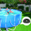 Support de Base de piscine, Installation facile,-4 pièces 3