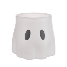 Vase de pots de fleurs fantomatiques pour Halloween,-petit