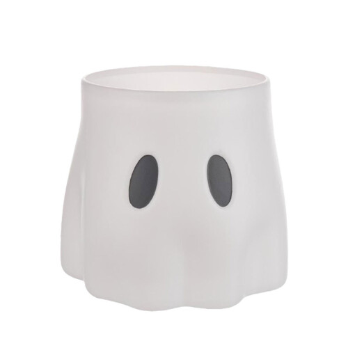 Vase de pots de fleurs fantomatiques pour Halloween,-petit