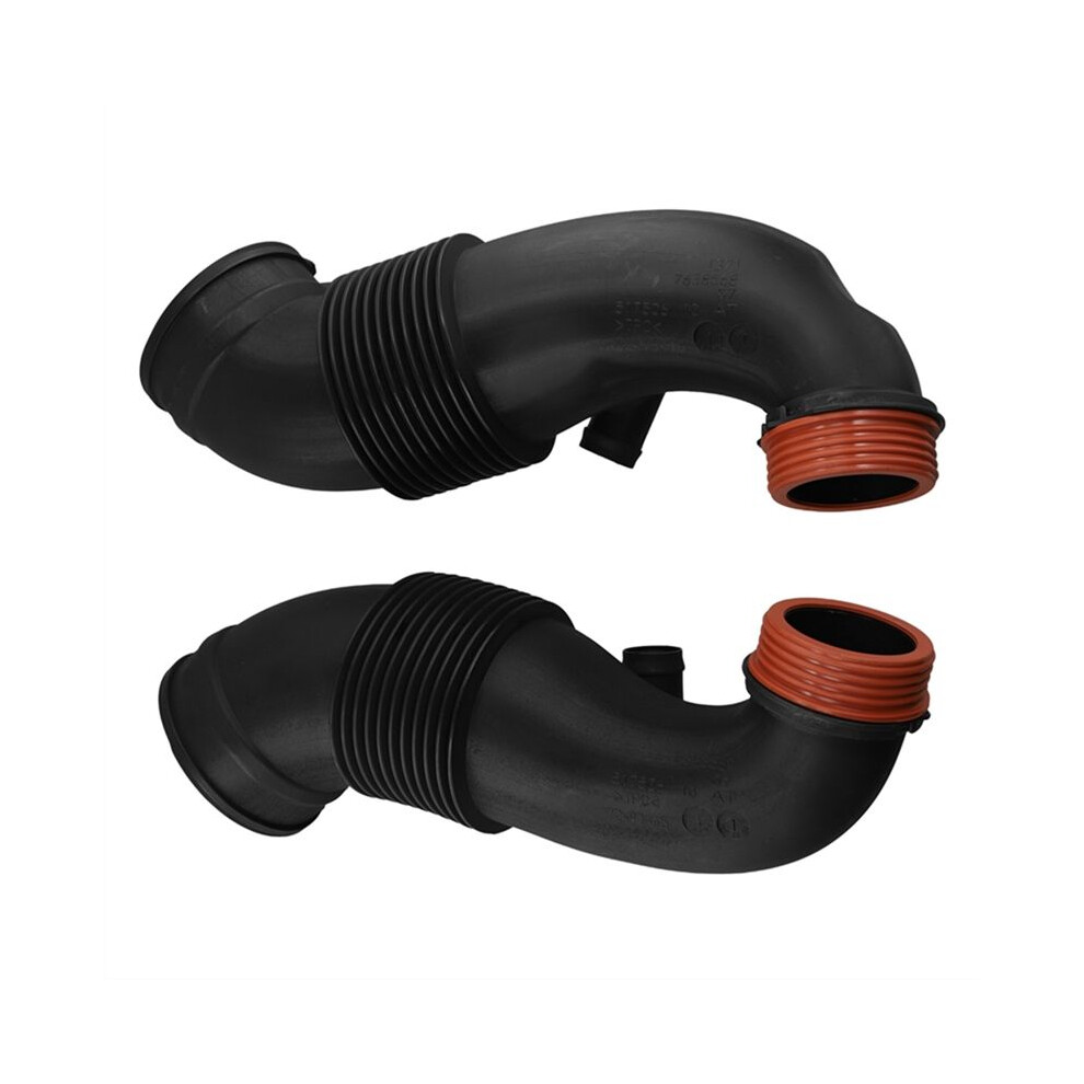 1Pair Engine Air Intake Hose Pipe 13717638569 13717638568 For F15 F16 X5 X6 2013-2019 Air Cleaner Intake Pipe 4713421466329