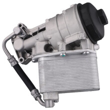 New Aluminum Engine Oil Filter Housing 30777914 for XC60 S60 3.0 2014-Oil Filter Oil Radiator Cooler