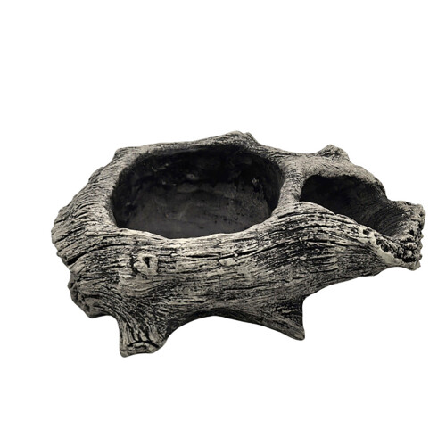Imitation Stumps Flowerpots Multiple Size Unique Stylish-grey