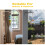 Suporte decorativo para pendurar, multiuso, construção robusta e fácil instalação, ideal para decoração interna e externa. 52 polegadas de 8