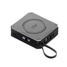 Chargeur Sans Fil Magnétique Compact 15 W 10 000 MAh Power Bank Multi-Appareils Charge Rapide Portable Noir 10 000 MAh