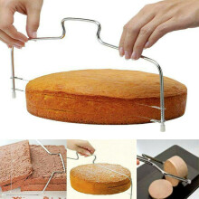 Adjustable Soft Hard Cake Cutting Tools, Food-Grade Stainless Steel Cake Cutter, Multipurpose for Decorating and Easy Cleaning