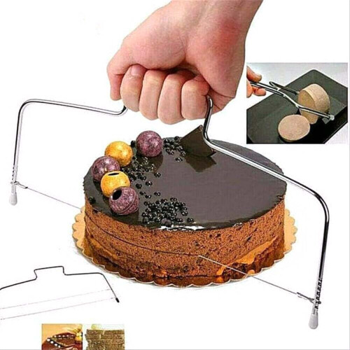 Soft Hard Cake Cutting Tools, Multipurpose Cake Slicer Wire Cutter, Convenient for Leveling Cake Tops and Decorating 1