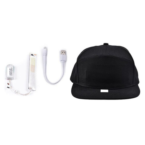 Schermo LED DIY con Schermo  Matrix Hat APP Controllata Display Segnali Cappellini Cappello da Baseball 2