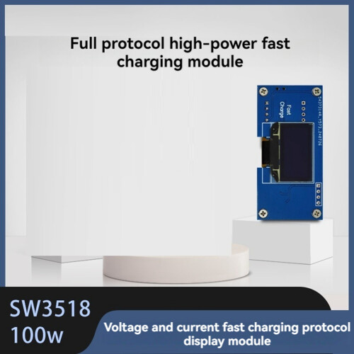 SW3518 100W Full Protocol High-Power Snellaadmodule Spanning Stroom Snellaadprotocol Displaymodule QC4.0 PD3.0 2