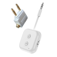 Adattatore Audio Portatile  5.3 HIFI Stereo con Microfono 2 In 1, Ricezione e Trasmissione da 1 A 2 Cuffie per PC, TV, Altoparlante
