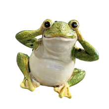 Creative Craft Resin Frogs Figurine Decors Funny Frogs-1