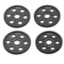 4 STÜCKE 48P Stirnrad Hauptzahnrad 83T + 84T + 85T + 86T Universal für 3Racing Sakura S XI XIS CS D4 D5 1/10 RC Auto Upgrade Teile