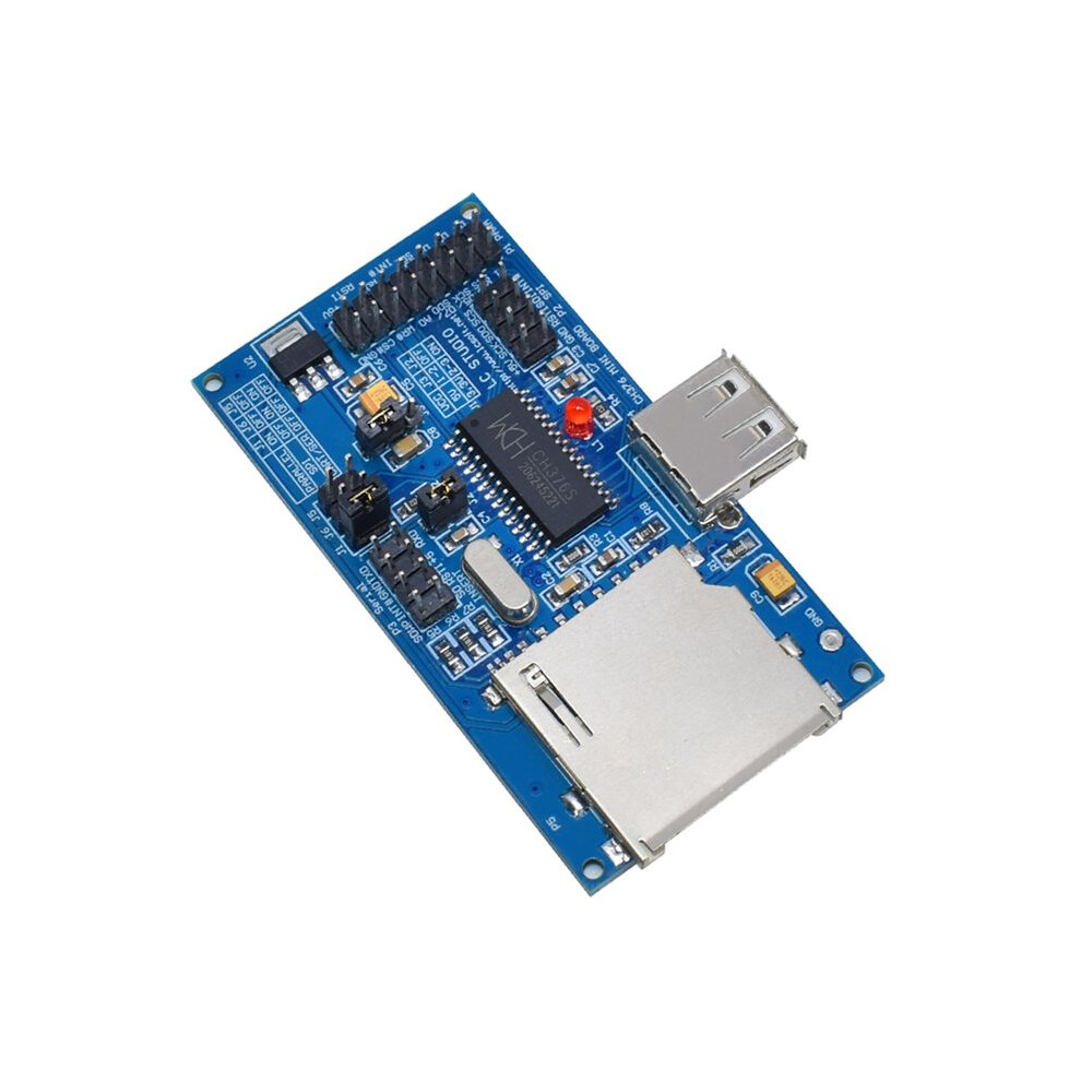 Ic Usb Development Board Evaluation Board Module Ch376 Ch376s Card Crystal Oscillator Serial Port For 6033005018491