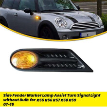 Seitenkotflügel-Markierungsleuchte, Blinkergehäuse für  Cooper R55 R56 R57 R58 R59 07-15, Ohne Glühbirne, 63137260202 R