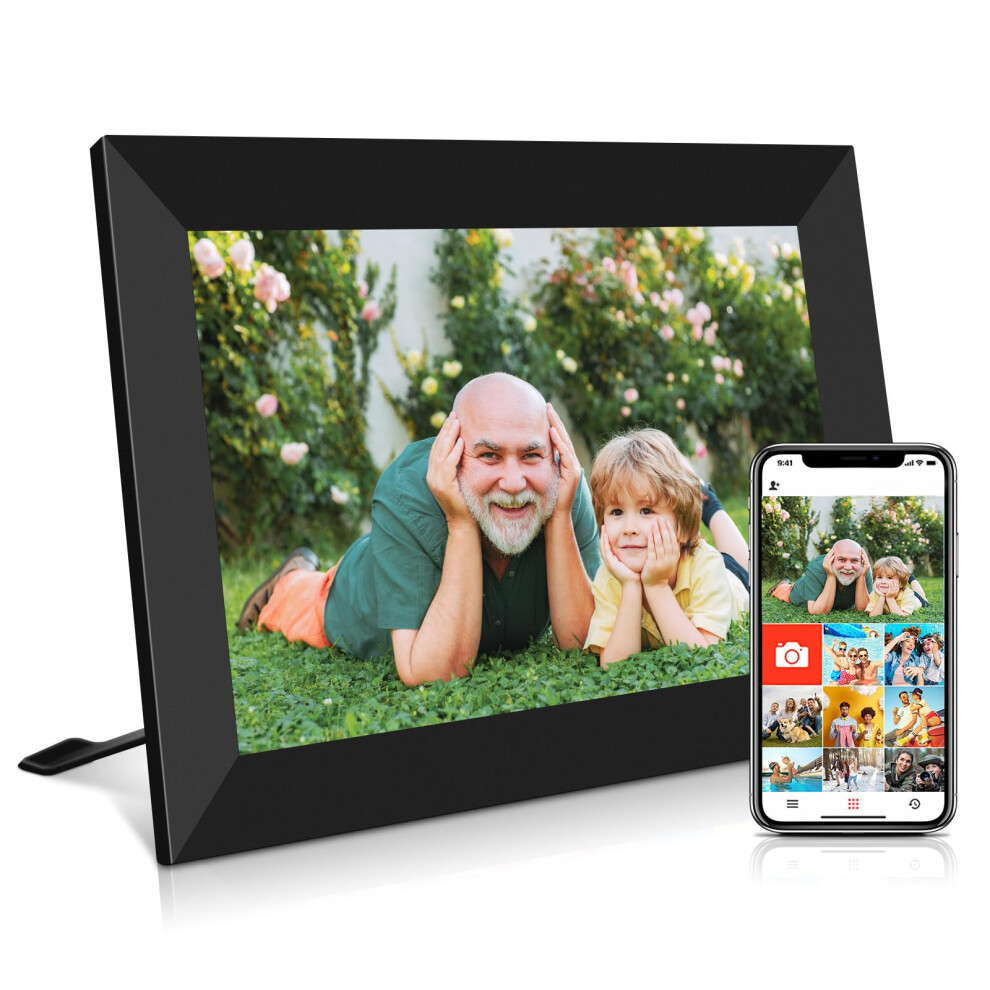 8 Inch Wifi Digital Photo Frame 1280X800 Ips Touch Screen Share Photos And Videos Via App 1080P Video 16Gb Storage 9189345459986