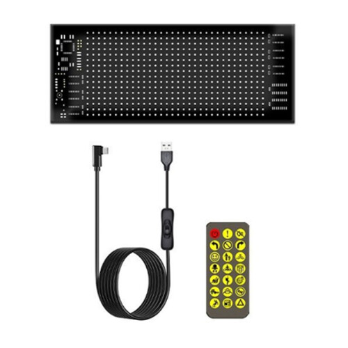 Car LED Logo APP LED Matrix Pixel Panel Night Light DIY Programmable Flexible LED Display for Car Truck