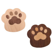 Cat PawCoaster Absorbent Animal Cat PawCup Mats Water Absorbing Drink Coasters Animal Cup Coasters for Beverage Drink