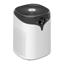 Air Purifier Digital Display to Remove Formaldehyde Household Smoke Odor Purification Negative Ions Style: White 2.0Pro