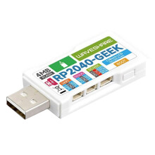 Waveshare RP2040-GEEK Development Board, Baserad på RP2040 Mikrokontroller, med 1,14 Tum 65K Färg LCD, USB-Felsökning