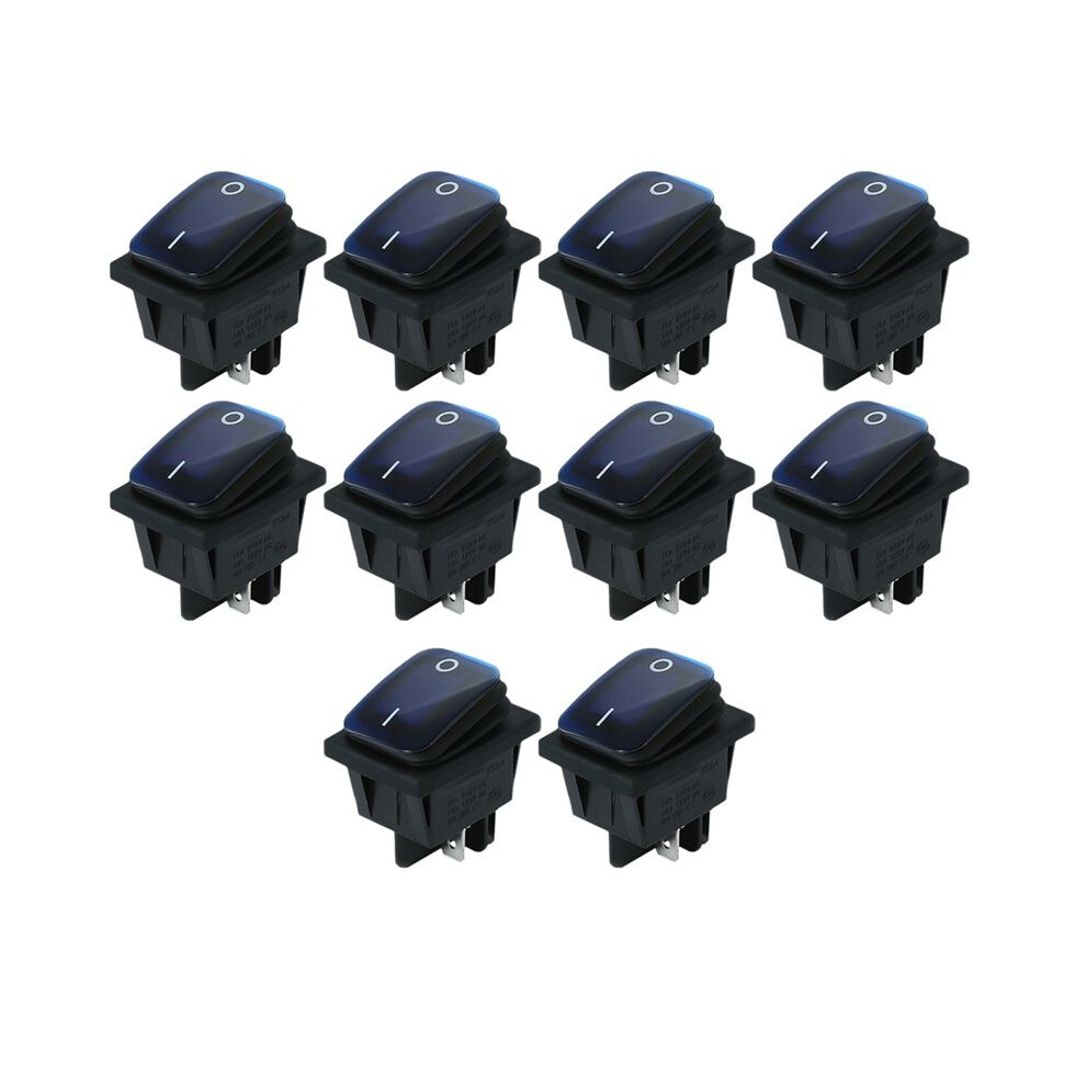 4 Pins Waterproof Rocker 250V 16A Car Boat Button With Led Light 6032059958708