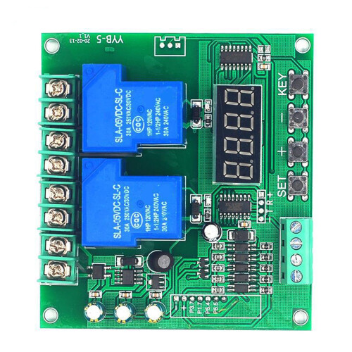 Motor Control Board 12V 24V Bidirectional Controller with Adjustable Timer for Valves and Pumps