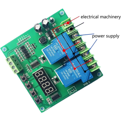 Motor Control Board 12V 24V Bidirectional Controller with Adjustable Timer for Valves and Pumps 1