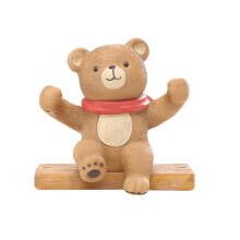 Cute Animal Themed Flower Pots Hangings Green Enhancing-bear