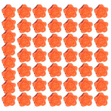 50 Pieces Plant Climbing Wall Clips For Tomatoes-Rose Orange