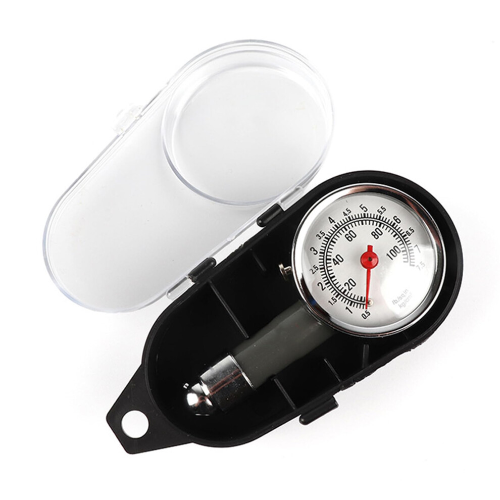 Portable Tyre Air Pressure Tester Stainless Steel Gauge 0-100 Psi For Cars Motorcycles Accurate Tire Pressure Measurement 9094768895917