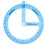 360 Degree Protractor Portable Multifunction Circle Protractor With Pointer Blue Angle Ruler 1