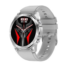 Smart Watch Zinc Alloy Silver IP68 NFC Android 8.0+ iOS 12+ BT 5.1 Full Touch Screen PPG 400mAh