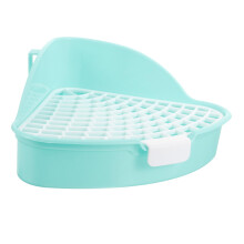 Indoor Pet Potty Training Aid Covered Litter Tray For Cats And Small Pets Rabbits Guinea Pigs Plastic
