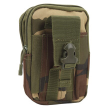 Oxford-Gürtelbeutel, Mehrere Taschen, 16 cm Länge, Tarnmuster