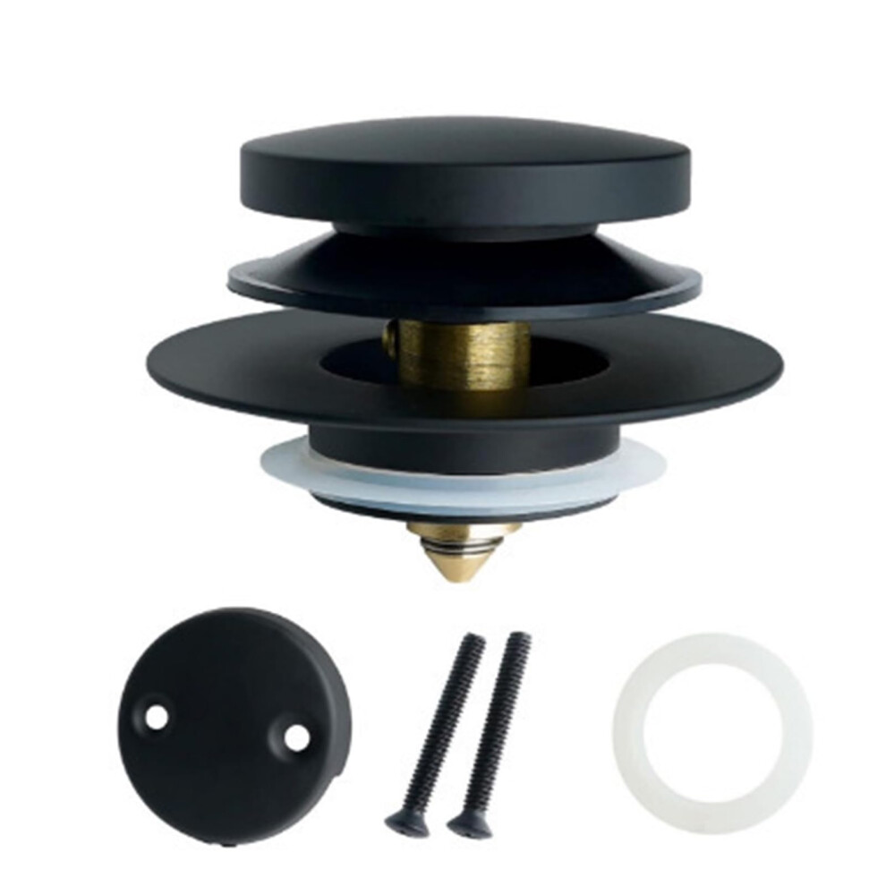 Spring Assisted Bathroom Drain Stoppers Odor Prevention Black Plus Bathtub Drain Stopper 9426802750508