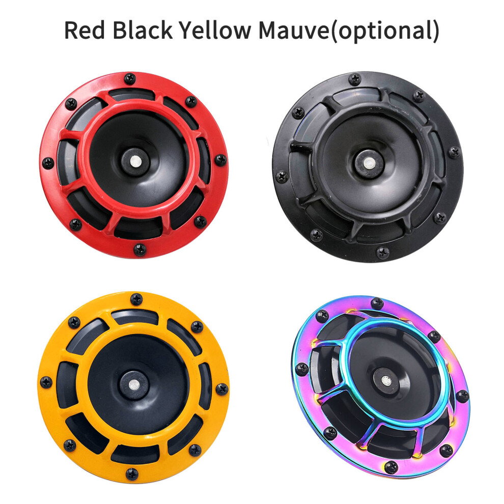2Pcs 125Mm 12V Electric Car Horn Kit, 115Db, High/Low Tone 4921382828746