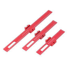 Slide Ruler 1PCS 6/8/12in, Inch Measuring For Woodworking And Engineers, Accurate Adjustable Metal Pocket Ruler Set