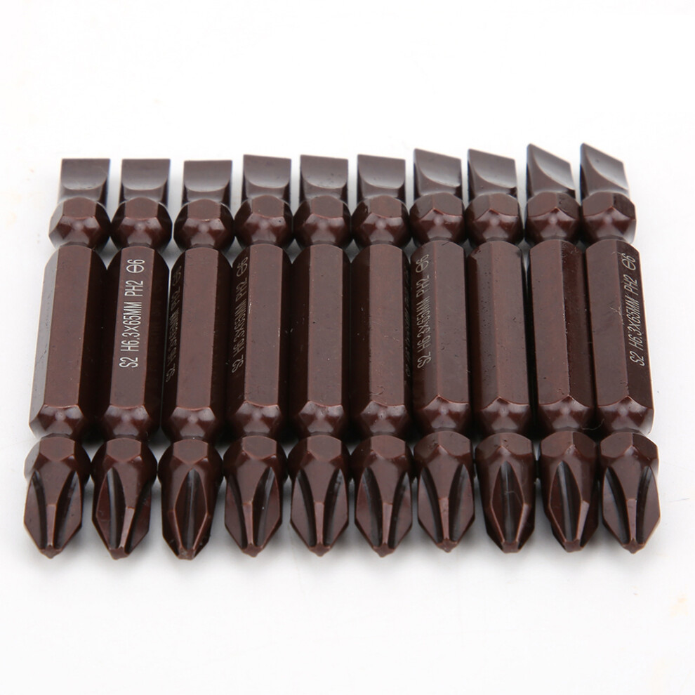 10PCs Doppelseitige Schraubendreher-Bit Hardware