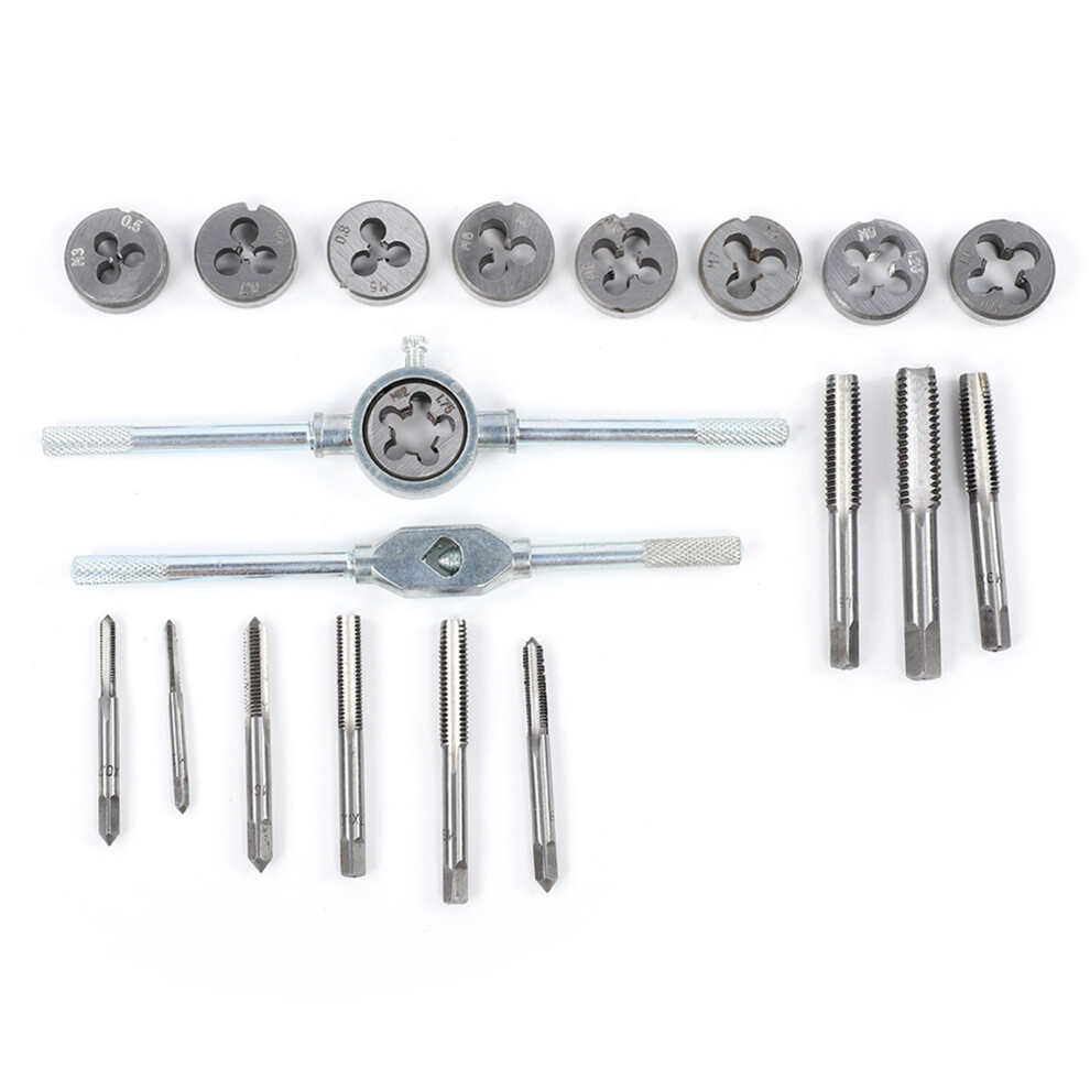 20 Stã¼Cke Metrisches Gewinde Tap Die Set Legierung 7592057759831