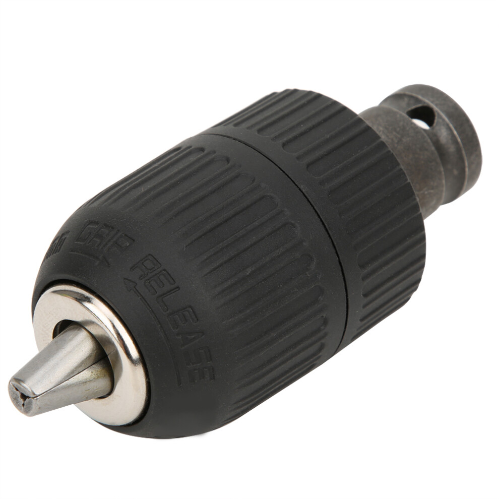 Steel Hex Shank Adapter Converter For Drill, 2Â13Mm, Black/Silver 4631379701586