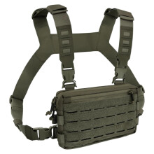 Hunting Vest Lightweight Adjustable Chest Bag Hydration Compatible Outdoor Travel Gear For Camping Hiking Mountain Green