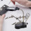Soldering Hands Magnifier Stand, Adjustable LED Light, Alligator Clips for Electronics  & Circuit Board Assembly 2