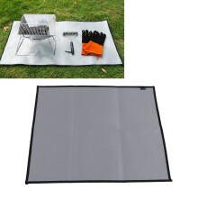 Feuerfeste Outdoor-Campingmatte Flammschutz-Isolationsdecke M 60x60cm