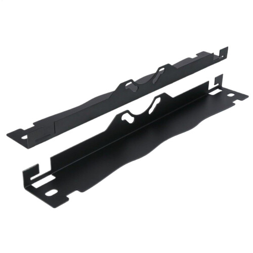 Automotive Alignment Tool Kit  2x Wheel Toe Plates, Stainless Steel, FrontEnd Car Alignment Tool, Black